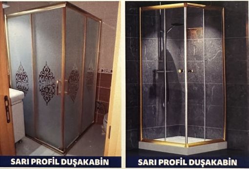 DUŞAKABİN TEMPERLİ CAM DESEN GÖRSEL 8816X